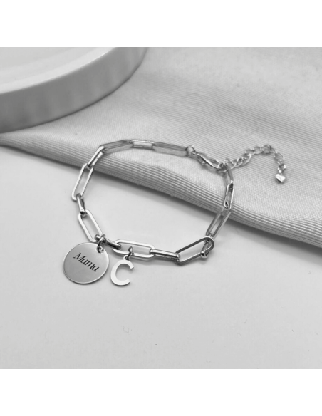 Pulseira Mãe Initials | Pulseira Personalizada | Malu Maiese Pulseira Mãe Initials | Pulseira Personalizada | Malu Maiese