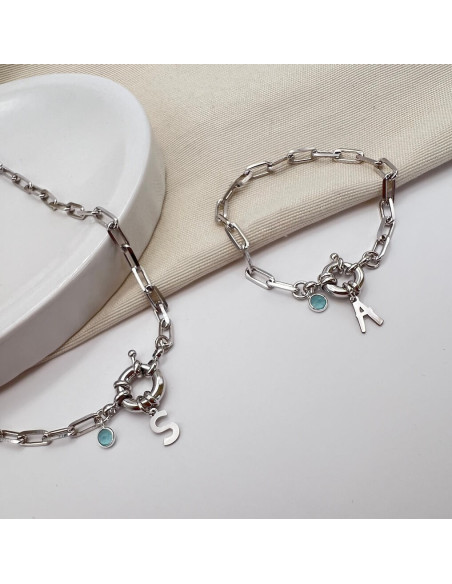 Pack Colar&Pulseira Boia Initials | Joias Personalizadas | Malu Maiese Pack Colar&Pulseira Boia Initials | Joias Personalizadas | Malu Maiese