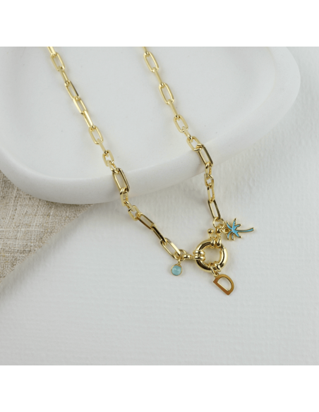 Initials & More Sailor Necklace | Personalised Necklace | Malu Maiese Initials & More Sailor Necklace | Personalised Necklace | Malu Maiese
