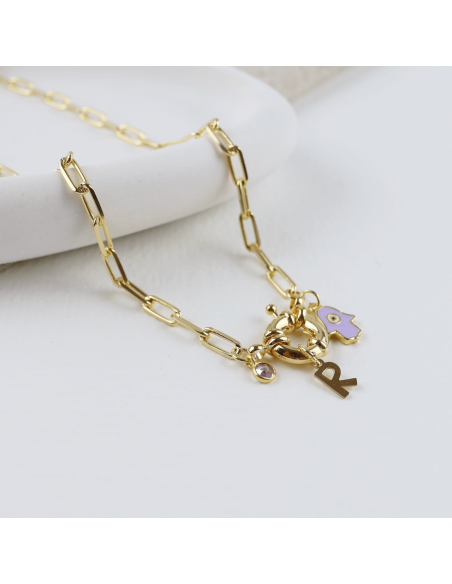 Initials & More Sailor Necklace | Personalised Necklace | Malu Maiese Initials & More Sailor Necklace | Personalised Necklace | Malu Maiese