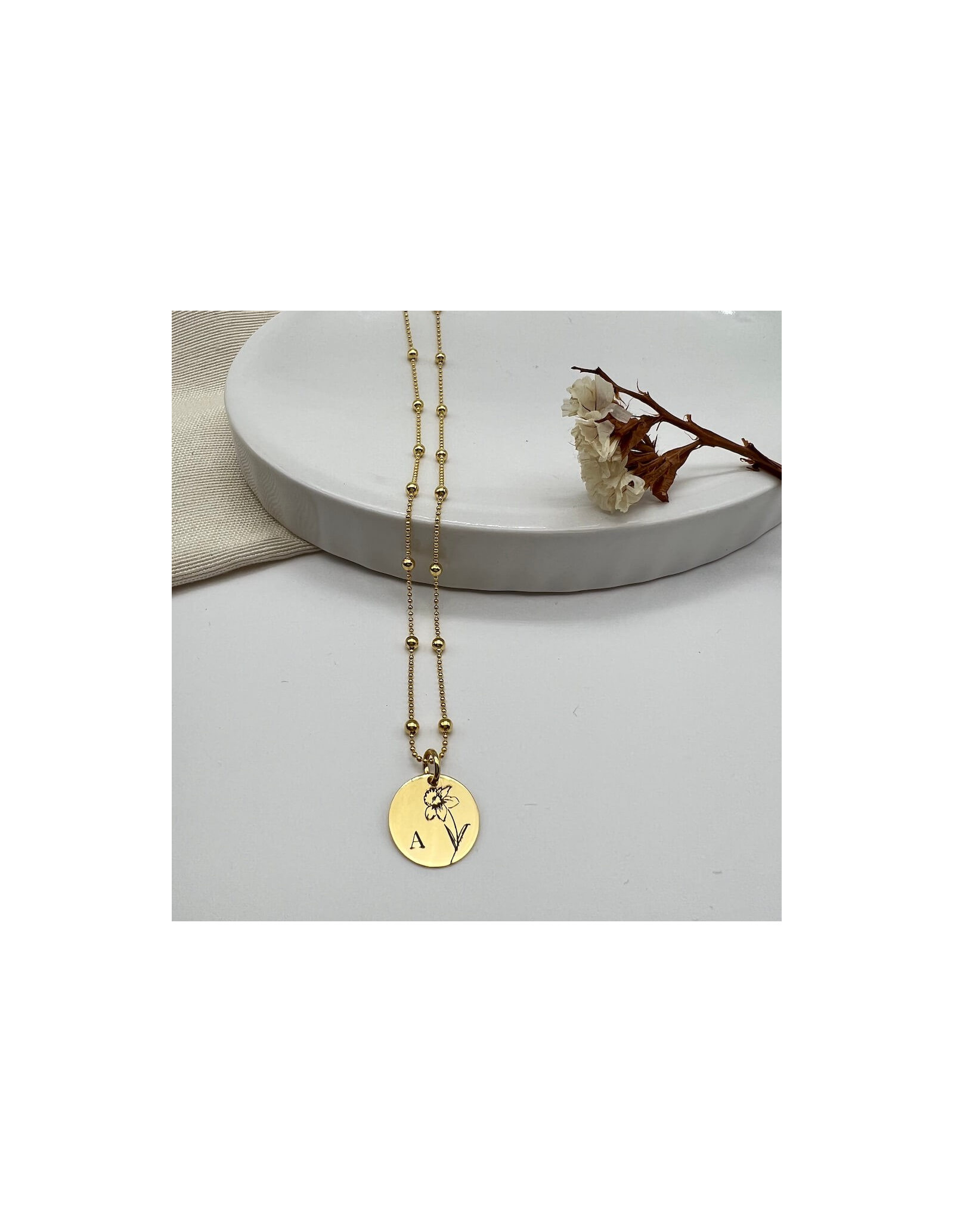 Birth Flowers Necklace | Personalise Necklace | Malu Maiese