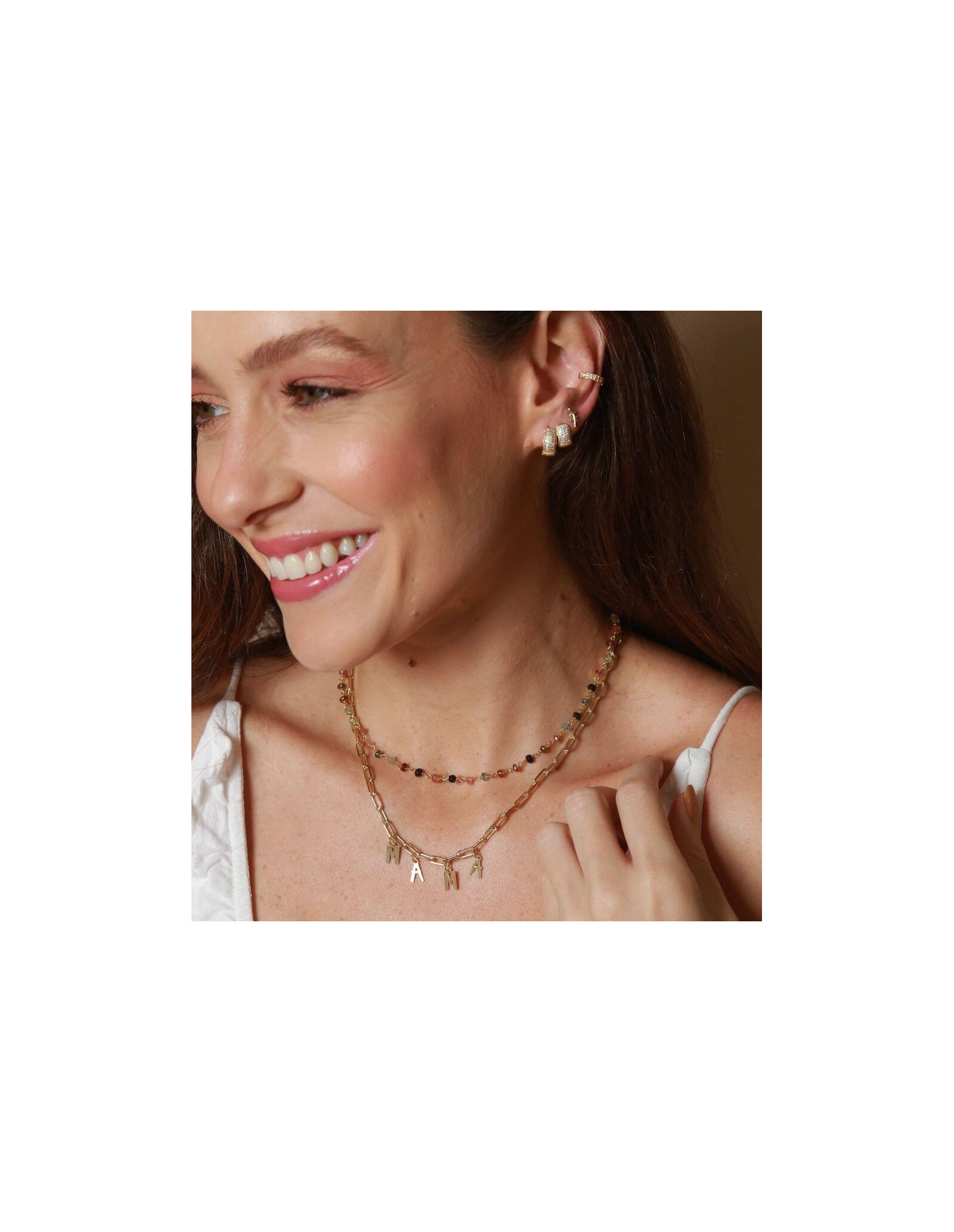 Lettre Necklace | Personalised Jewellery | Malu Maiese