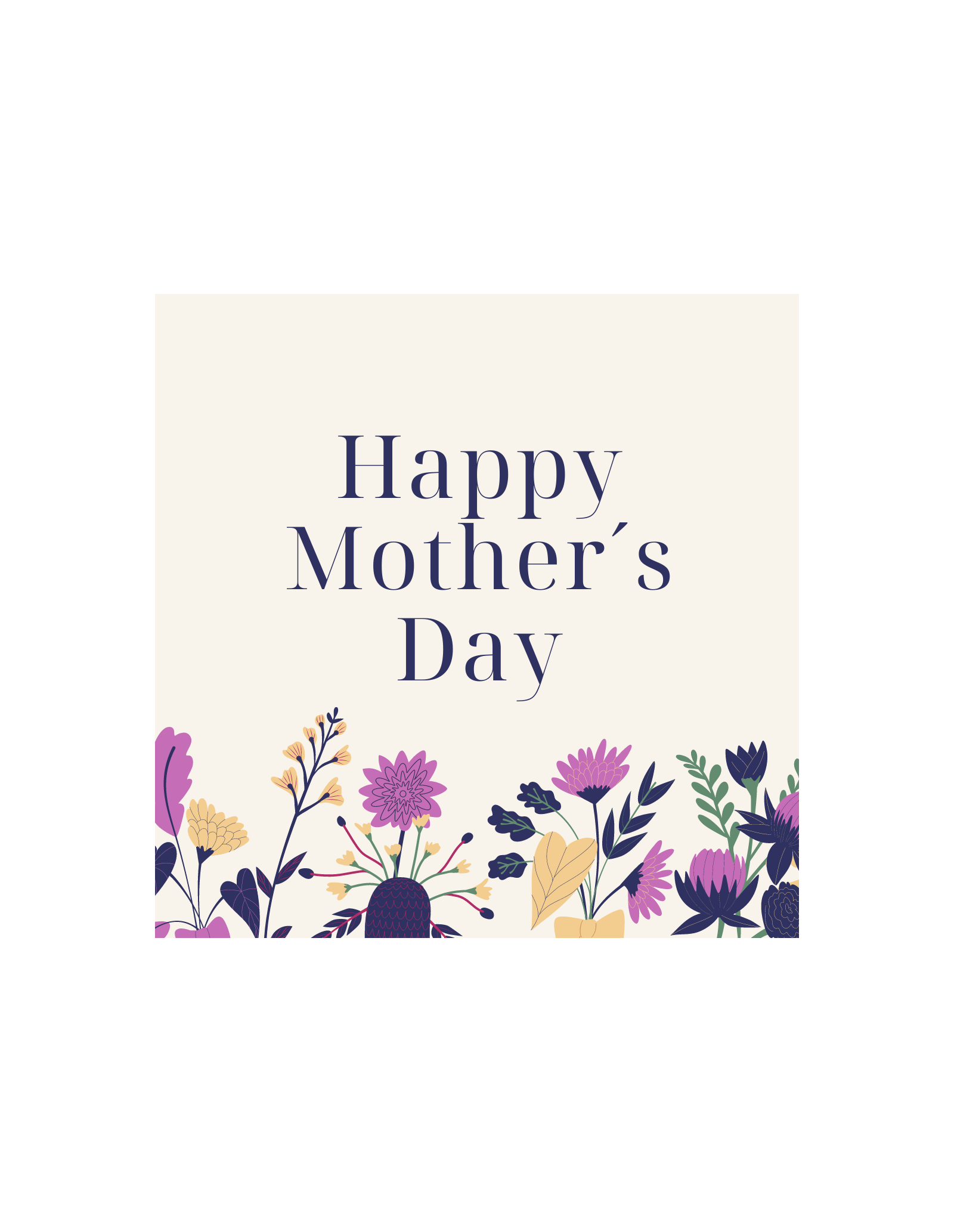 Mum Card | Exclusive Malu Maiese design card for mums | Malu Maiese
