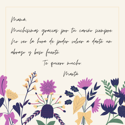 Tarjeta Mama | Tarjeta exclusiva para la Mama | Malu Maiese 2