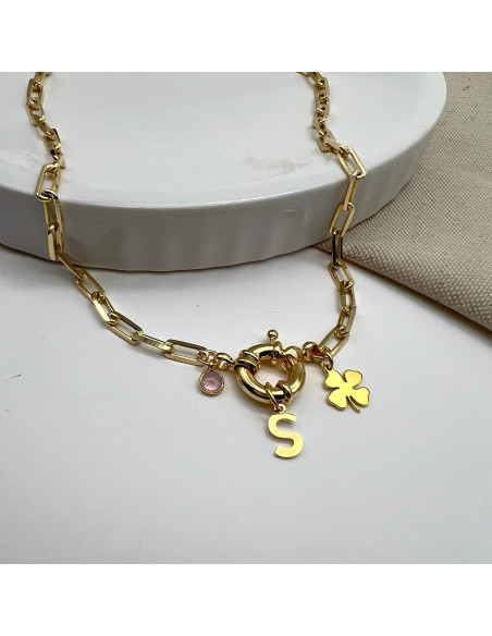 Initial & You Sailor Necklace | Personalised Necklace | Malu Maiese Initial & You Sailor Necklace | Personalised Necklace | Malu Maiese
