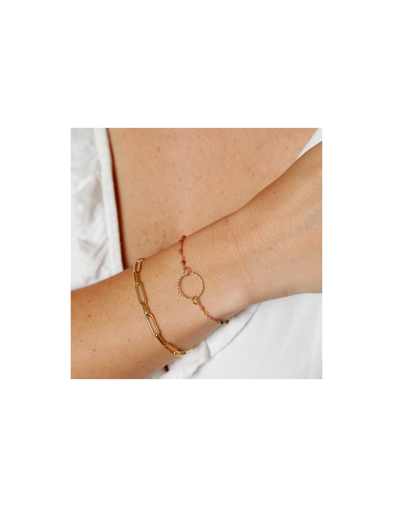 Pulsera Tutti Frutti | Pulsera en Plata con Turmalina | Malu Maiese