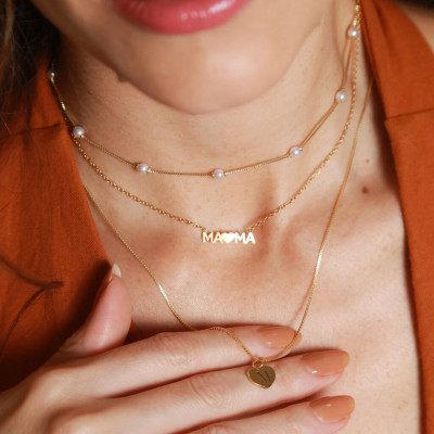 Collar Mama Acero | Regalo Original para la Mama | Malu Maiese 2