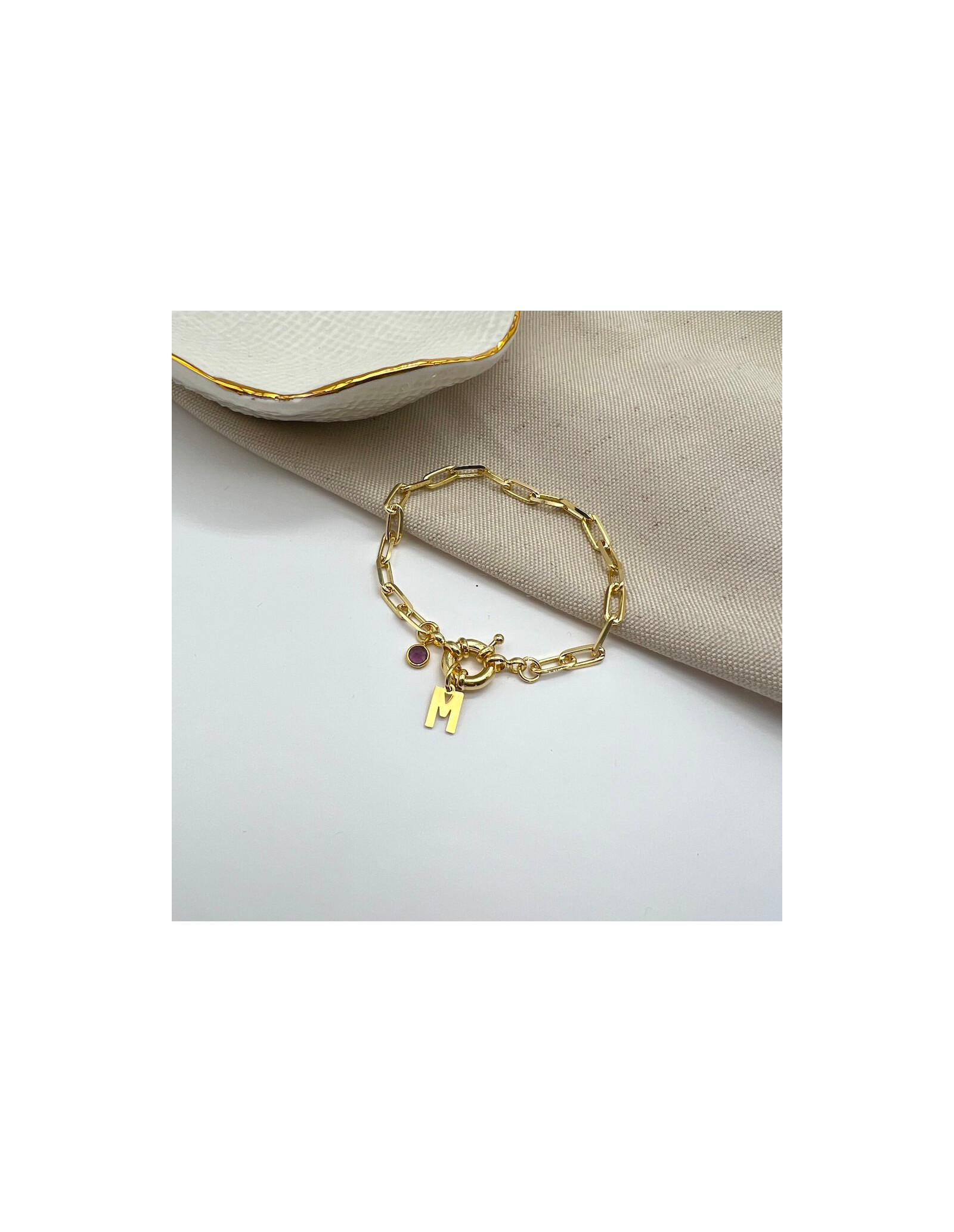 Sailor Initials Bracelet | Personalised Chain Bracelets | Malu Maiese