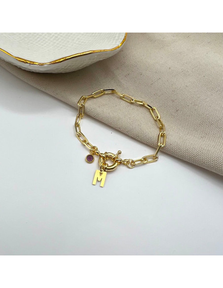 Sailor Initials Bracelet | Personalised Chain Bracelets | Malu Maiese Sailor Initials Bracelet | Personalised Chain Bracelets | Malu Maiese