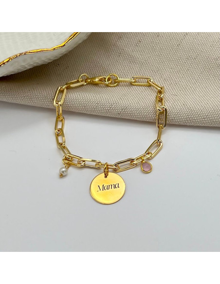 Pulseira Mama | Pulseiras Personalizadas para a mãe | Malu Maiese Pulseira Mama | Pulseiras Personalizadas para a mãe | Malu Maiese