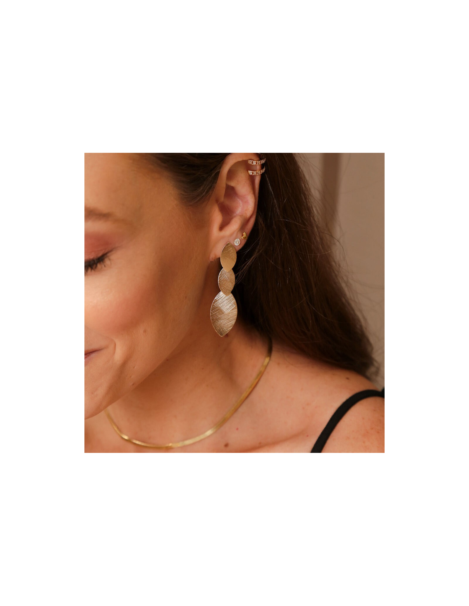 Pendientes Largos Navettes | Maxi Pendientes | Malu Maiese