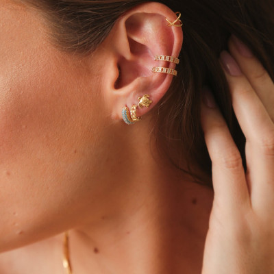 Tortue Mini Earrings | 925 silver mini earrings | Malu Maiese 2