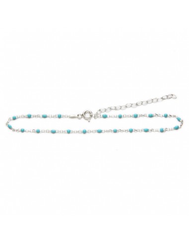 Anklet Chain Turquoise Balls