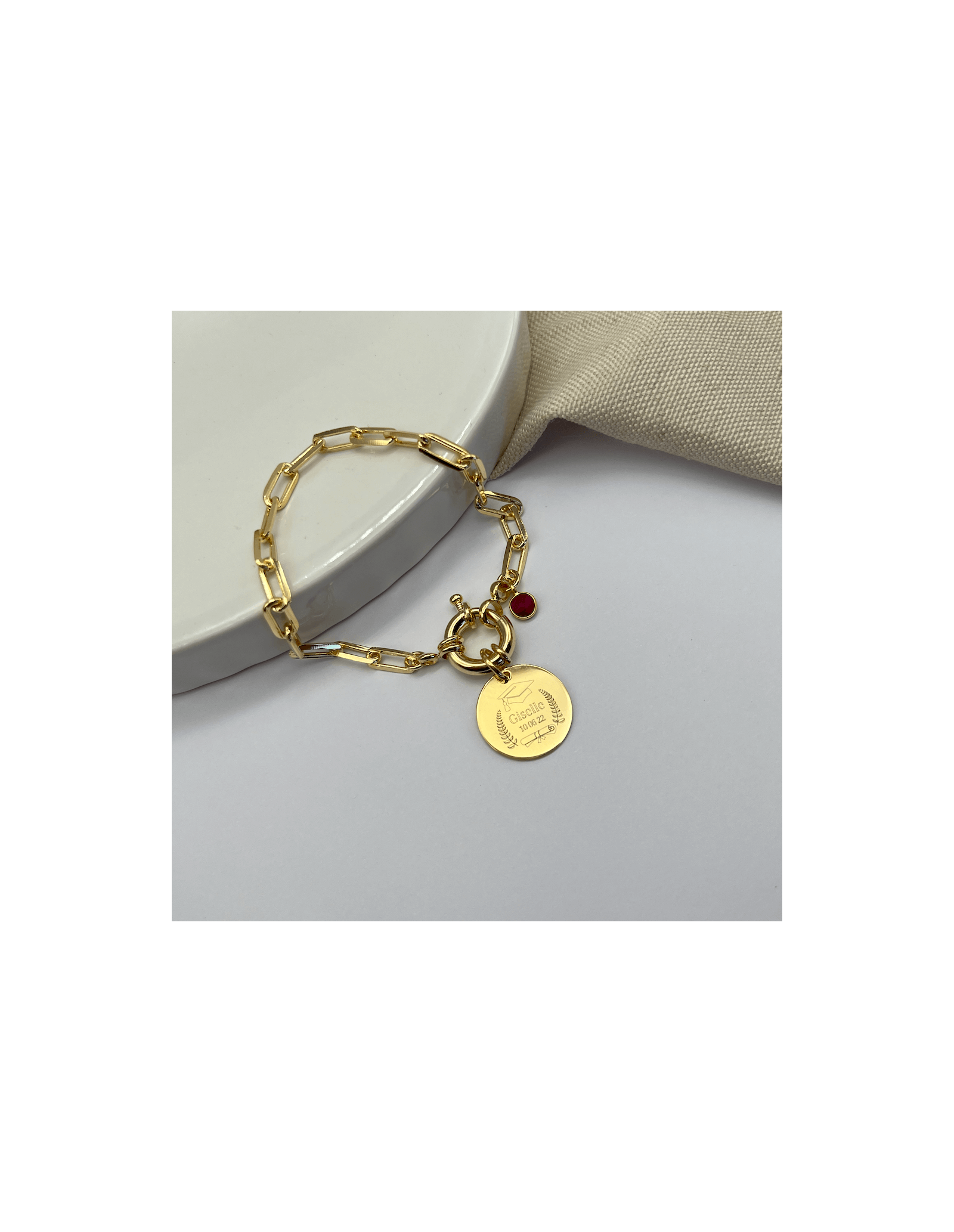 Pulseira Boia Plaque | Pulseiras Personalizadas | Malu Maiese