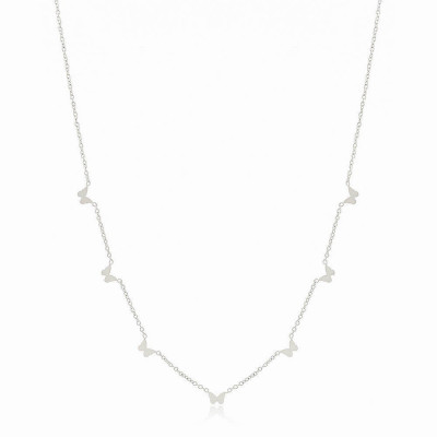 Butterfly Steel Necklace | Butterfly Short Necklace| Malu Maiese 2
