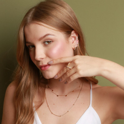 Butterfly Steel Necklace | Butterfly Short Necklace| Malu Maiese 2