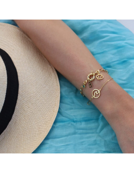 Sailor Initial & Zodiac Bracelet | Personalised Gifts | Malu Maiese Sailor Initial & Zodiac Bracelet | Personalised Gifts | Malu Maiese