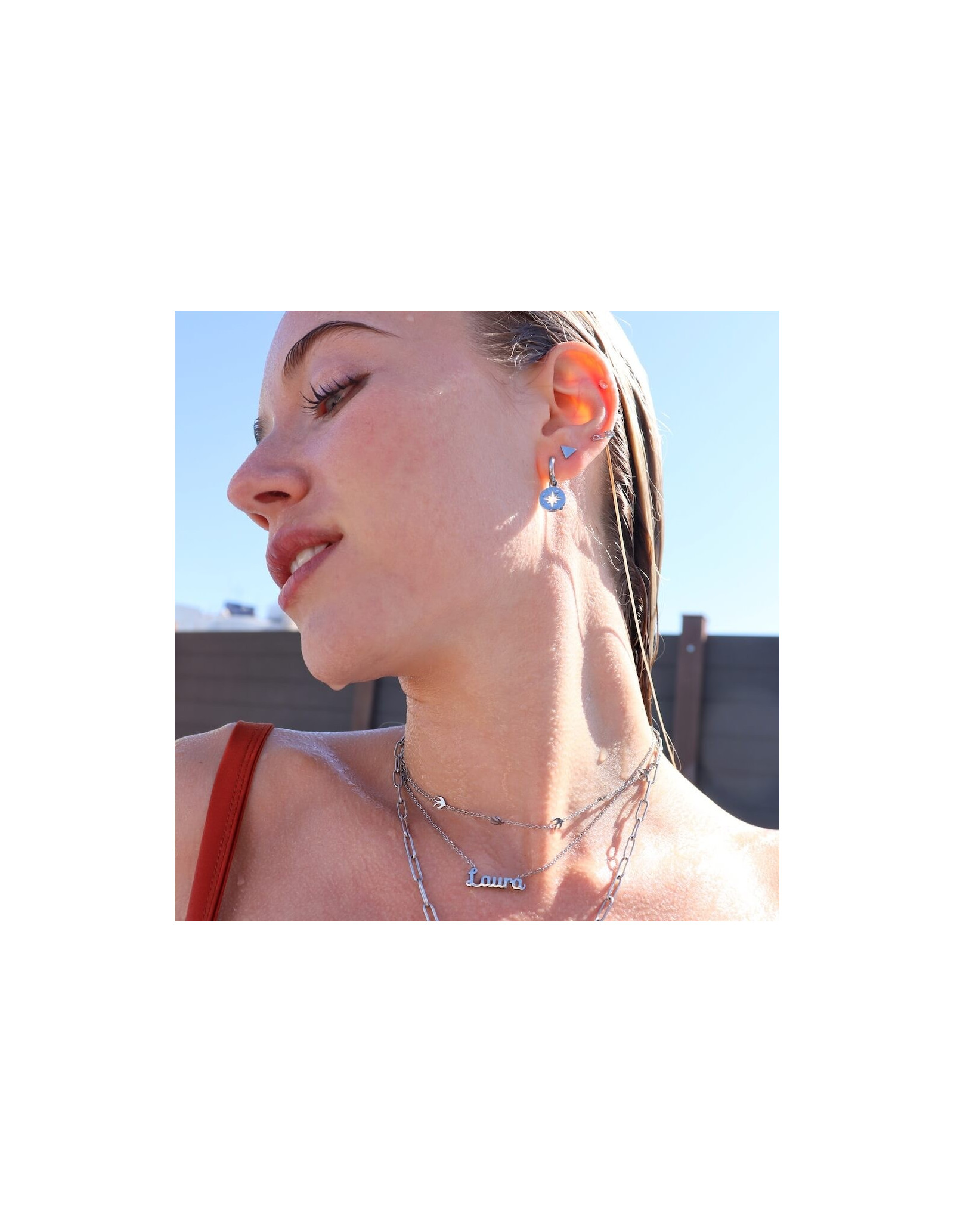 Pendiente Piercing Ivy | Piercing acero Acero Inoxidable | Malu Maiese