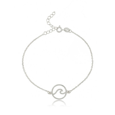 Pulseira Onda Prata | Pulseira Onda do Mar em prata 925| Malu Maiese 2