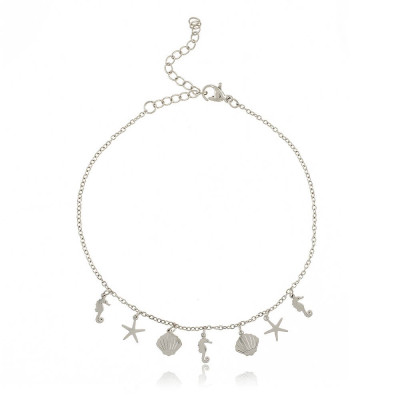 Del Mare Steel Anklet | Sea Elements Waterproof Anklet | Malu Maiese 2