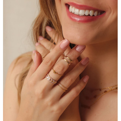 Anillo Acero Mariposa | Anillo Ajustável Mariposa Acero | Malu Maiese 2