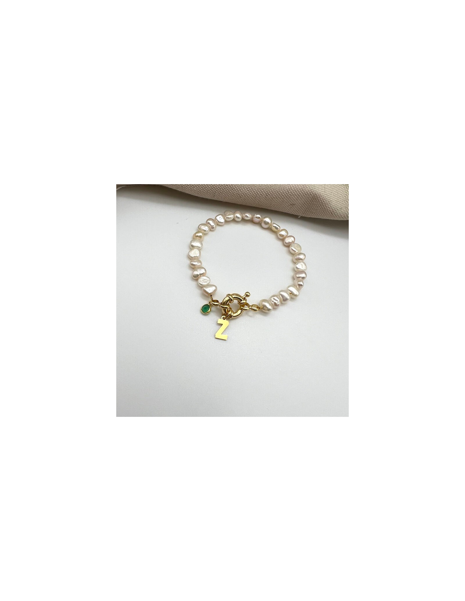 Pearls Sailor Initials Bracelet | Personalised Bracelets | Malu Maiese