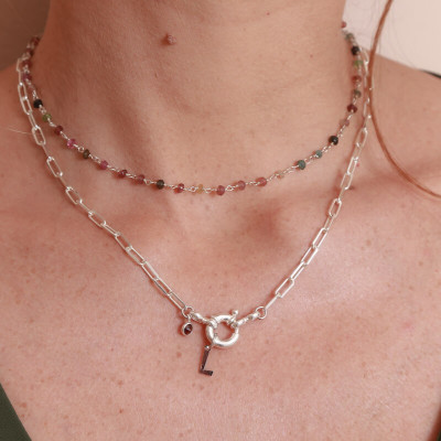 Pack Colar Boia Initials & Choker Turmalina | Malu Maiese 2