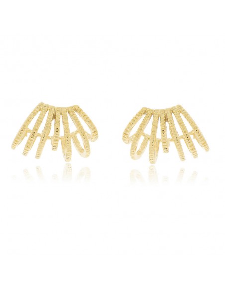 Exclusive design earring, golden plated.