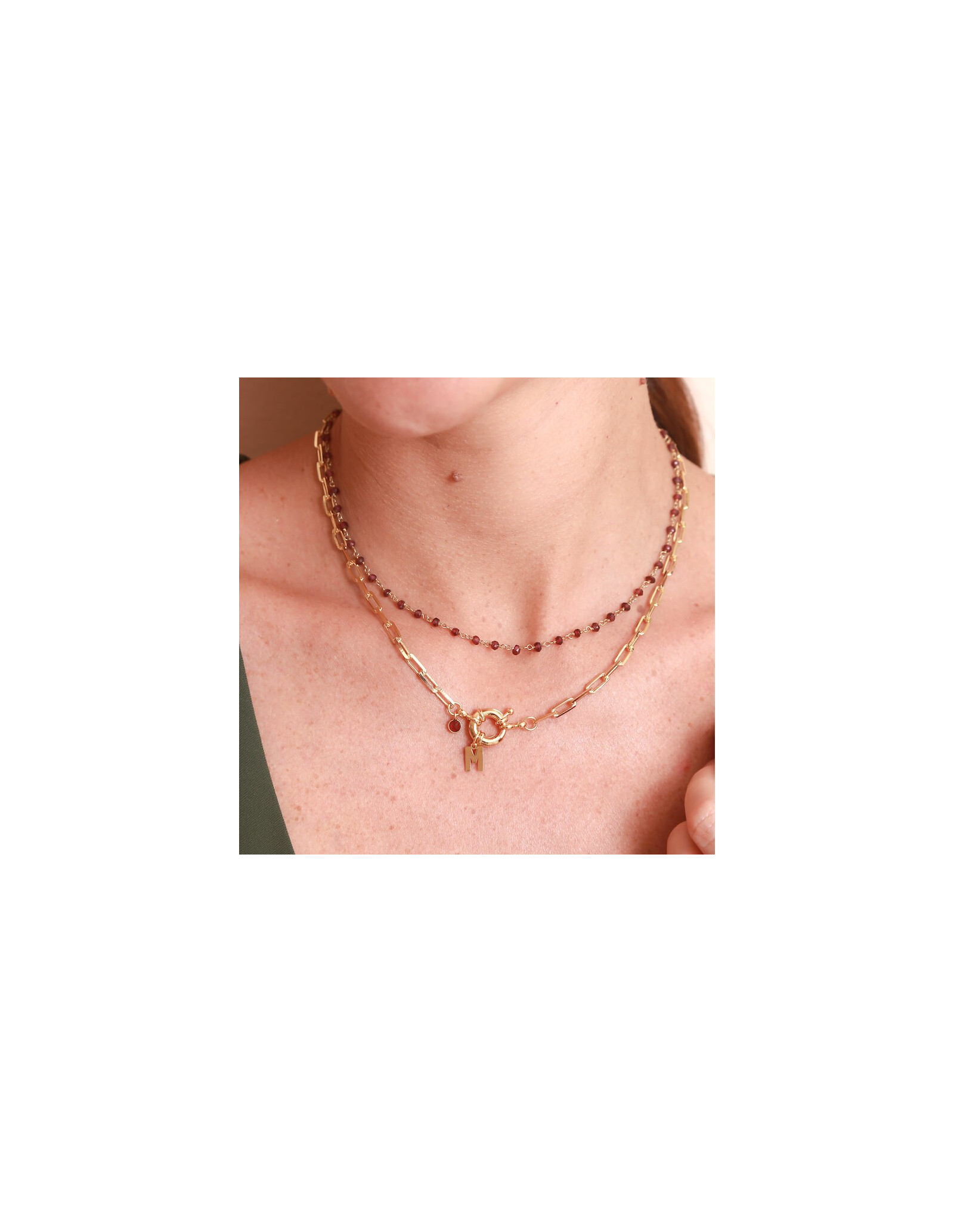Pack Collares Marinera Initials & Frutta Granate | Malu Maiese
