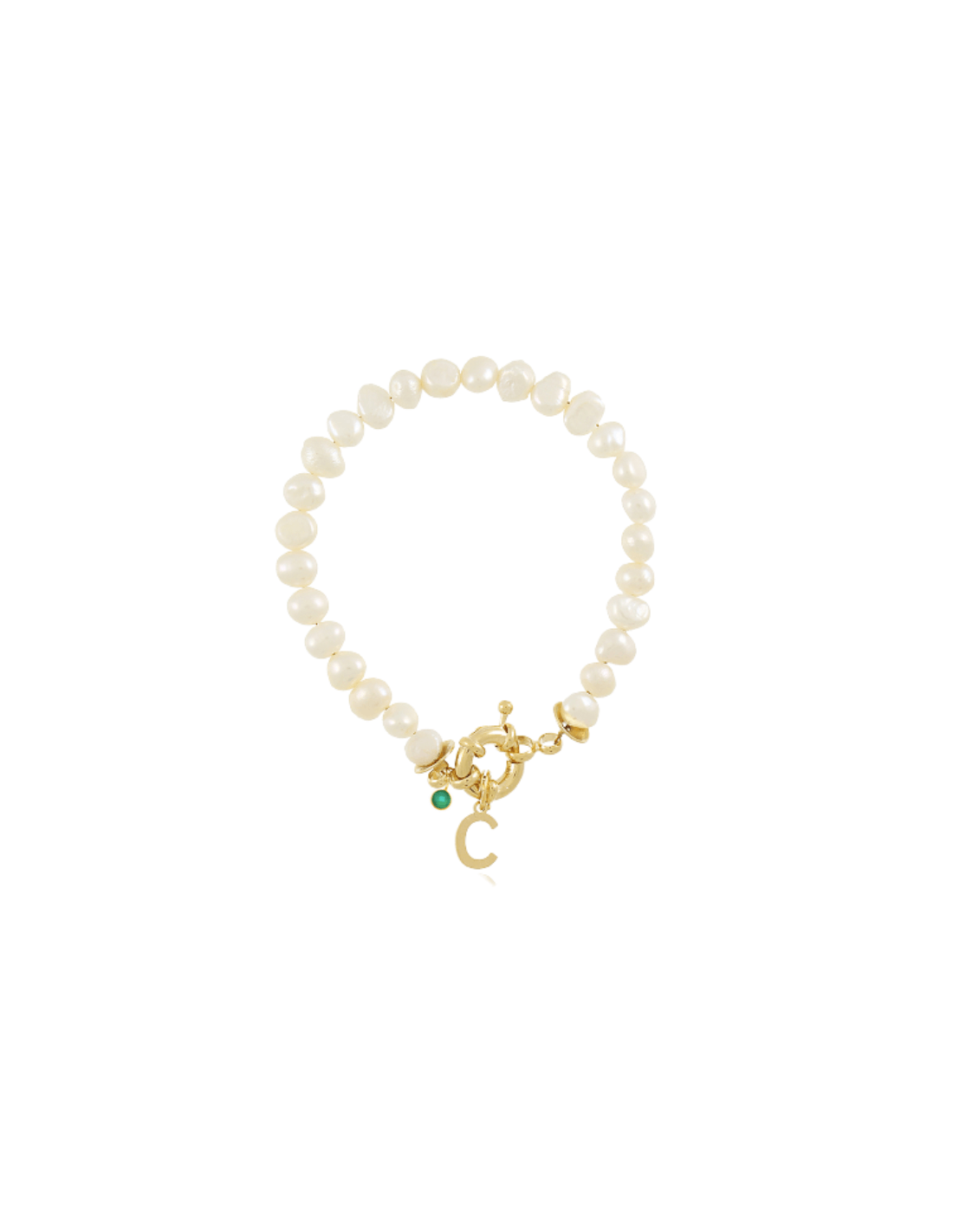 Pearls Sailor Initials Bracelet | Personalised Bracelets | Malu Maiese