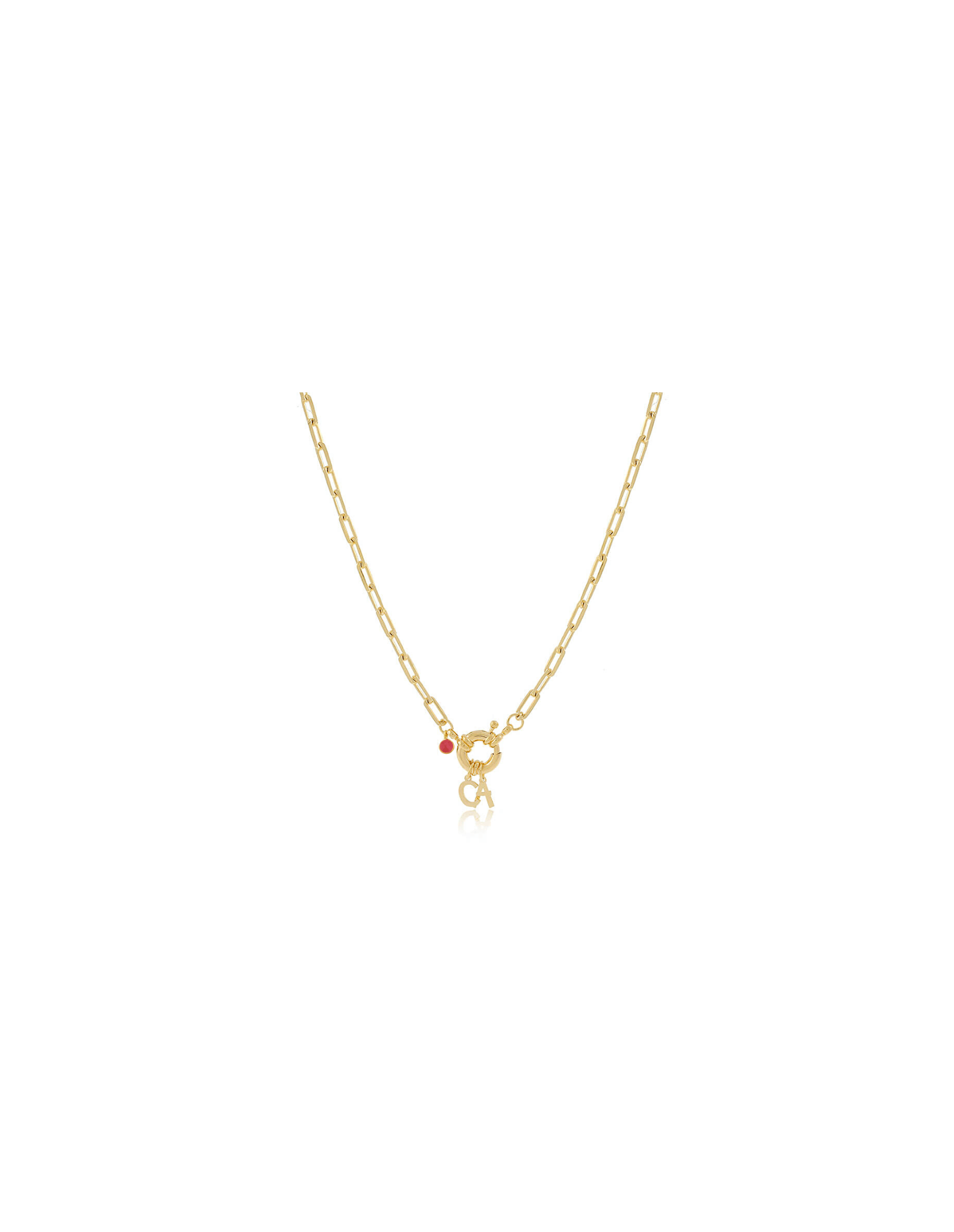 Two Initials Sailor Necklace | Personalised Necklaces | Malu Maiese
