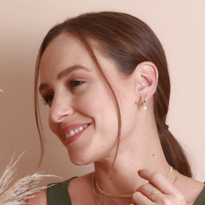 Aros Super Star | Pendientes de Aro Forma Estrella | Malu Maiese 2