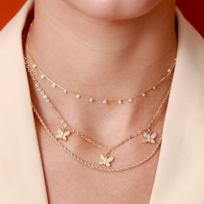 Three Butterflies Necklace | Butterflies Necklace | Malu Maiese 2
