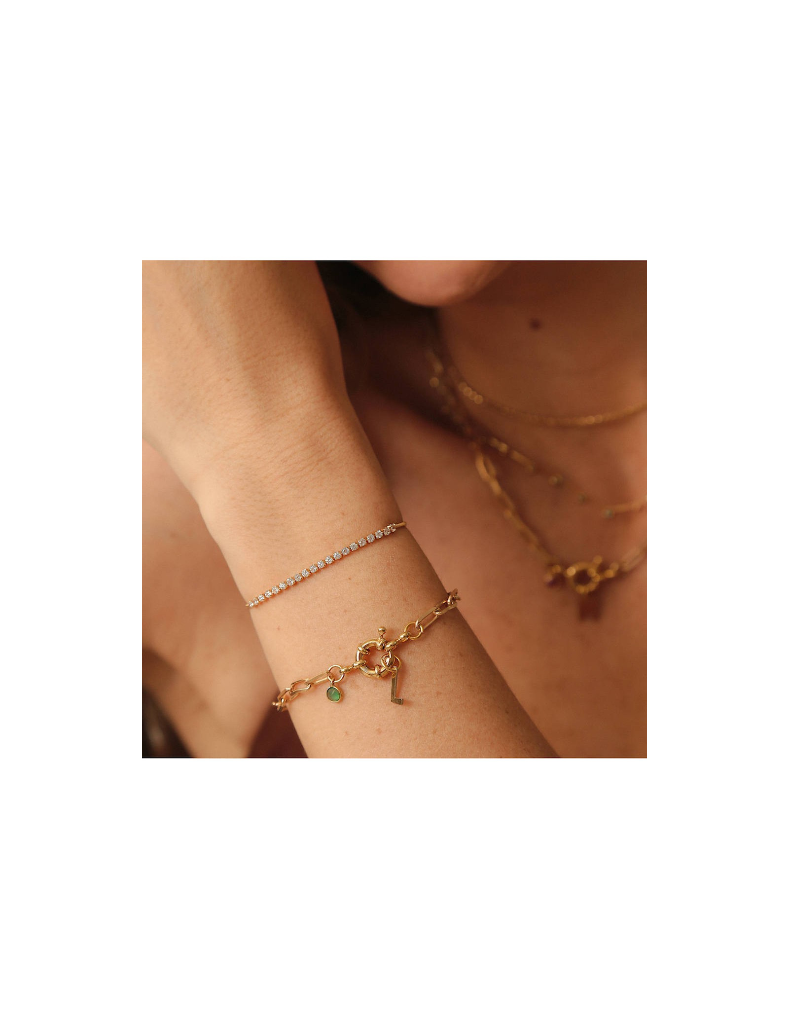 Sailor Initials Bracelet | Personalised Chain Bracelets | Malu Maiese