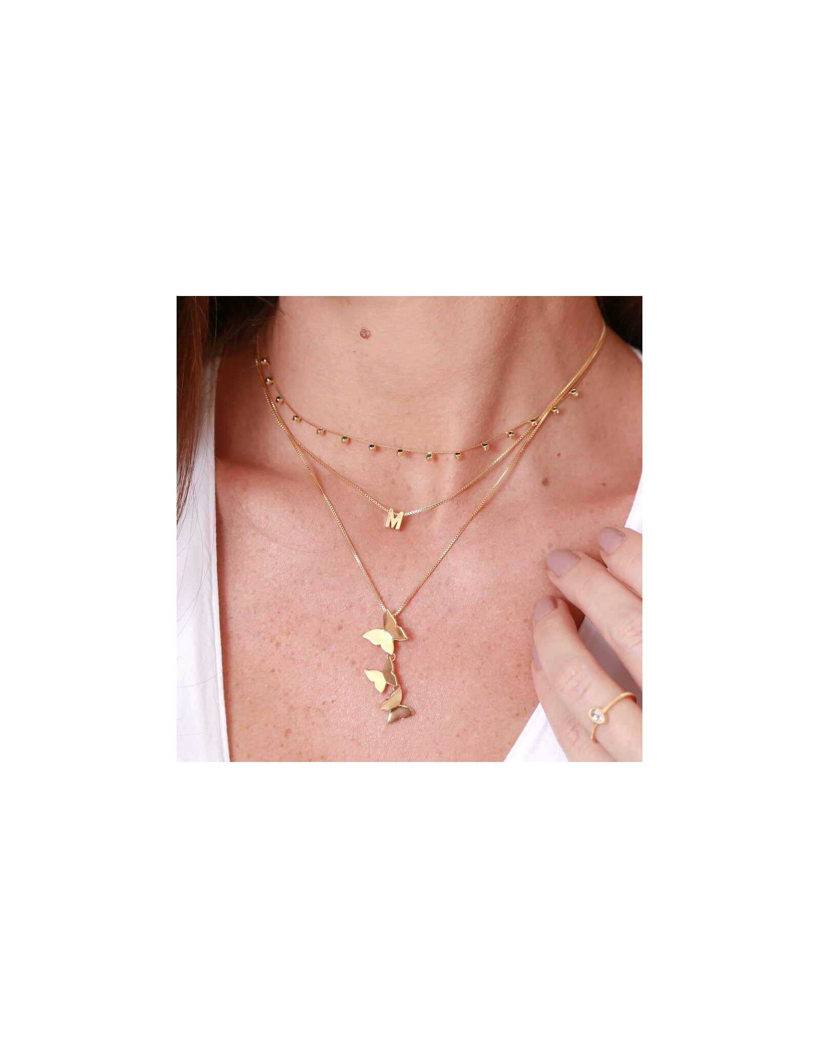 Collar Trio Mariposas | Collar Mariposas | Malu Maiese