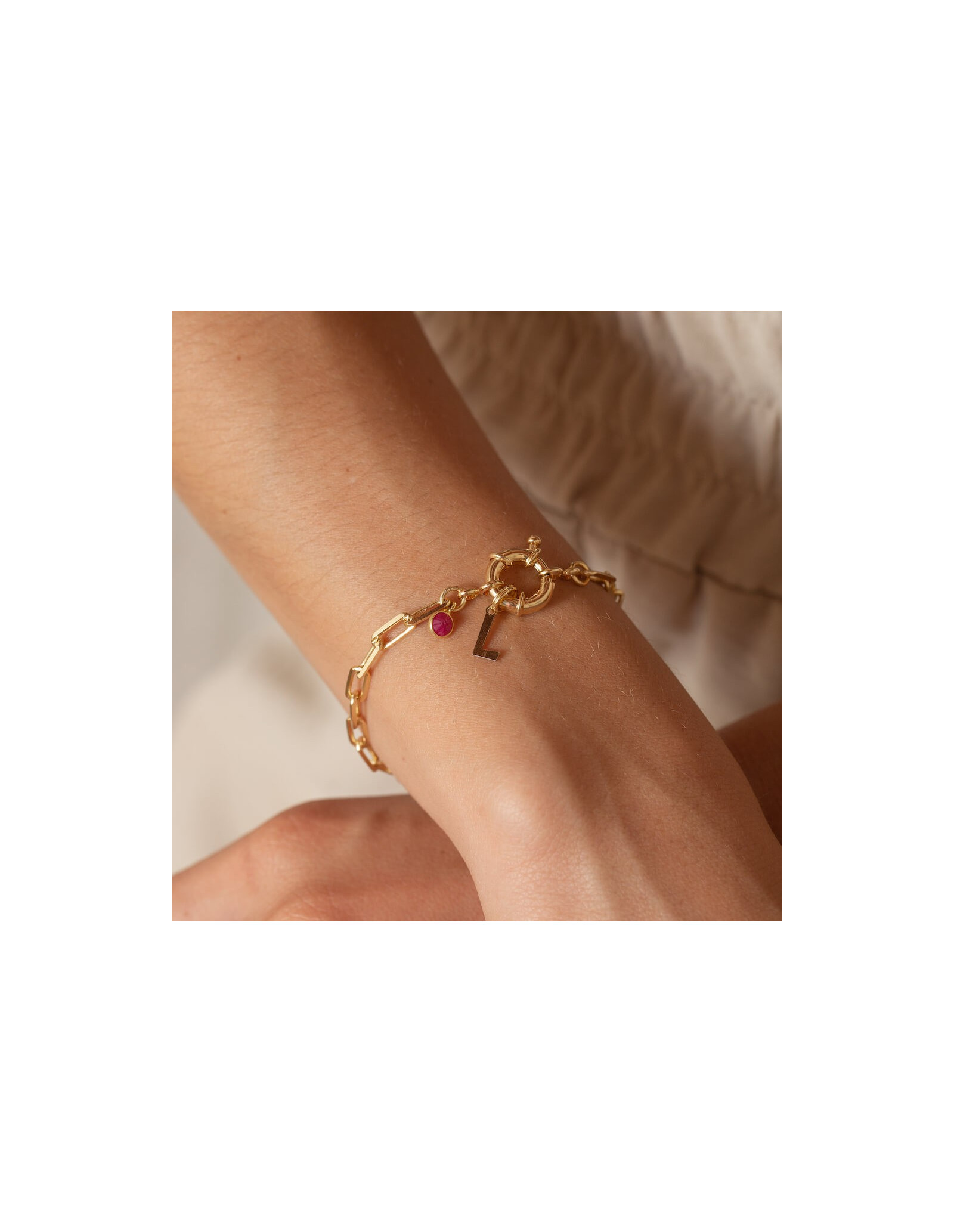 Sailor Initials Bracelet | Personalised Chain Bracelets | Malu Maiese