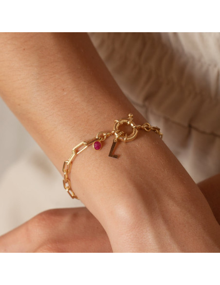 Sailor Initials Bracelet | Personalised Chain Bracelets | Malu Maiese Sailor Initials Bracelet | Personalised Chain Bracelets | Malu Maiese