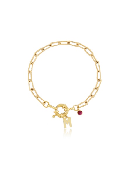 Sailor Initials Bracelet | Personalised Chain Bracelets | Malu Maiese Sailor Initials Bracelet | Personalised Chain Bracelets | Malu Maiese