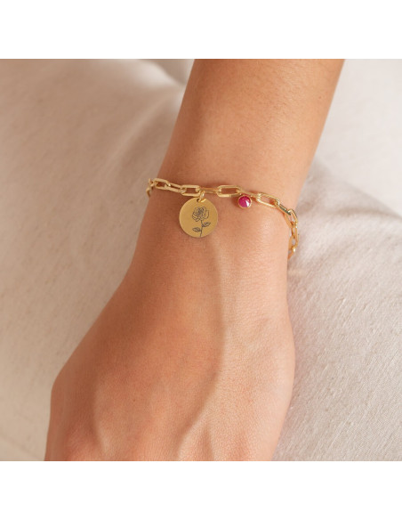 Pulsera Birth Flowers | Pulsera Personalizada | Malu Maiese Pulsera Birth Flowers | Pulsera Personalizada | Malu Maiese