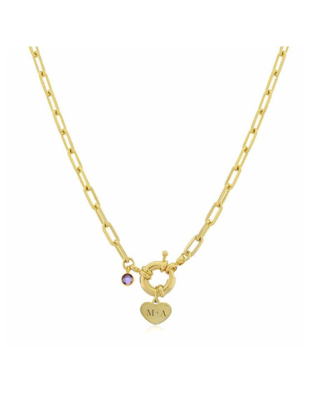 Collar Marinera Corazón | Personalizado Grabado Corazón | Malu Maiese Collar Marinera Corazón | Personalizado Grabado Corazón | Malu Maiese