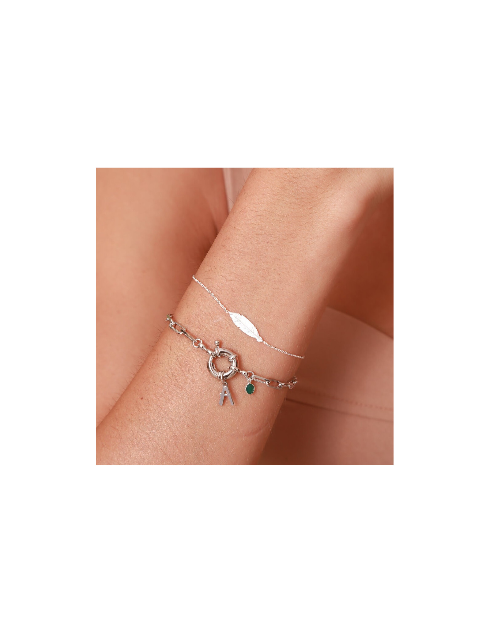 Sailor Initials Bracelet | Personalised Chain Bracelets | Malu Maiese
