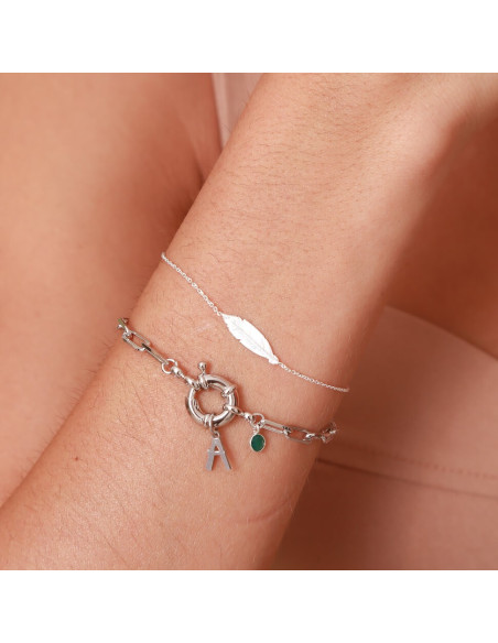 Sailor Initials Bracelet | Personalised Chain Bracelets | Malu Maiese Sailor Initials Bracelet | Personalised Chain Bracelets | Malu Maiese