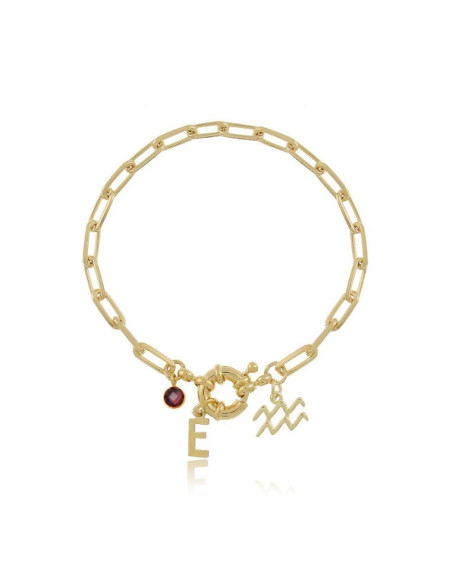 Sailor Initial & Zodiac Bracelet | Personalised Gifts | Malu Maiese Sailor Initial & Zodiac Bracelet | Personalised Gifts | Malu Maiese
