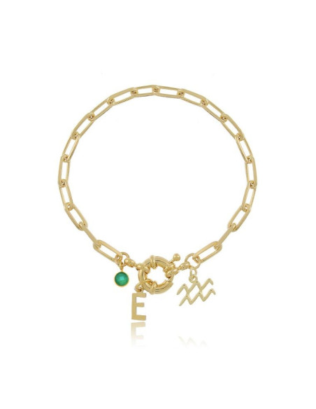 Sailor Initial & Zodiac Bracelet | Personalised Gifts | Malu Maiese Sailor Initial & Zodiac Bracelet | Personalised Gifts | Malu Maiese
