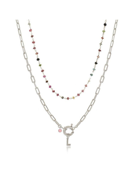 Pack Colar Boia Initials & Choker Turmalina | Malu Maiese Pack Colar Boia Initials & Choker Turmalina | Malu Maiese