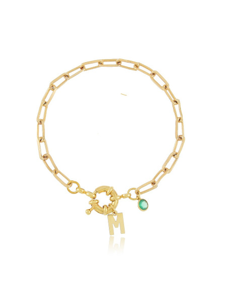 Sailor Initials Bracelet | Personalised Chain Bracelets | Malu Maiese Sailor Initials Bracelet | Personalised Chain Bracelets | Malu Maiese