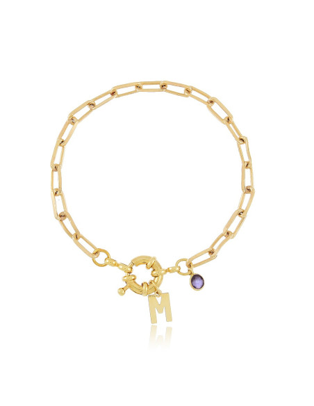 Sailor Initials Bracelet | Personalised Chain Bracelets | Malu Maiese Sailor Initials Bracelet | Personalised Chain Bracelets | Malu Maiese