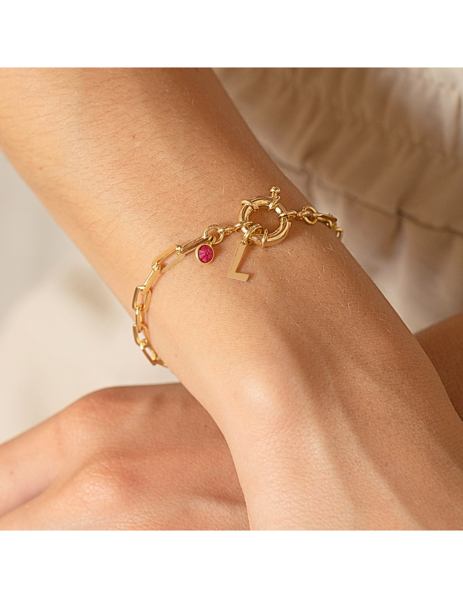 Sailor Initials Bracelet | Personalised Chain Bracelets | Malu Maiese