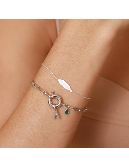 Sailor Initials Bracelet | Personalised Chain Bracelets | Malu Maiese Sailor Initials Bracelet | Personalised Chain Bracelets | Malu Maiese