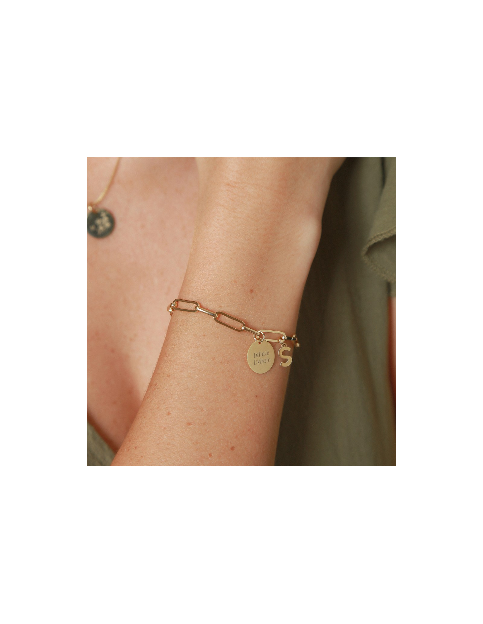 Pulseira Plaque Initials | Pulseira Personalizada | Malu Maiese